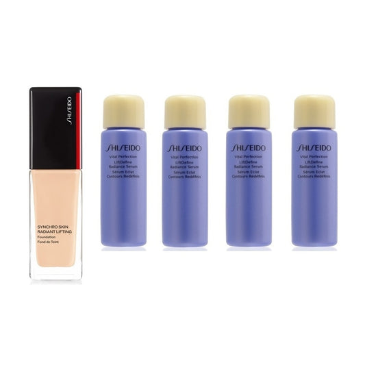 2026Q3FG 282. SMU SYNCHRO SKIN Radiant Lifting Foundation #230 + VPN LD RADIANCE SERUM 10ML x4 Synchro Skin新升級感肌同步緊緻精華粉底#230 + 雙效緊緻亮白修護精華 10ML x4 組合